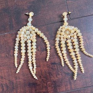 Free People Wisteria Crystal Beaded Earrings